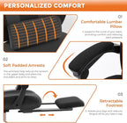 Sweetcrispy Office Computer Desk Chair Set of 2, Ergonomic High-Back Mesh - Image 6
