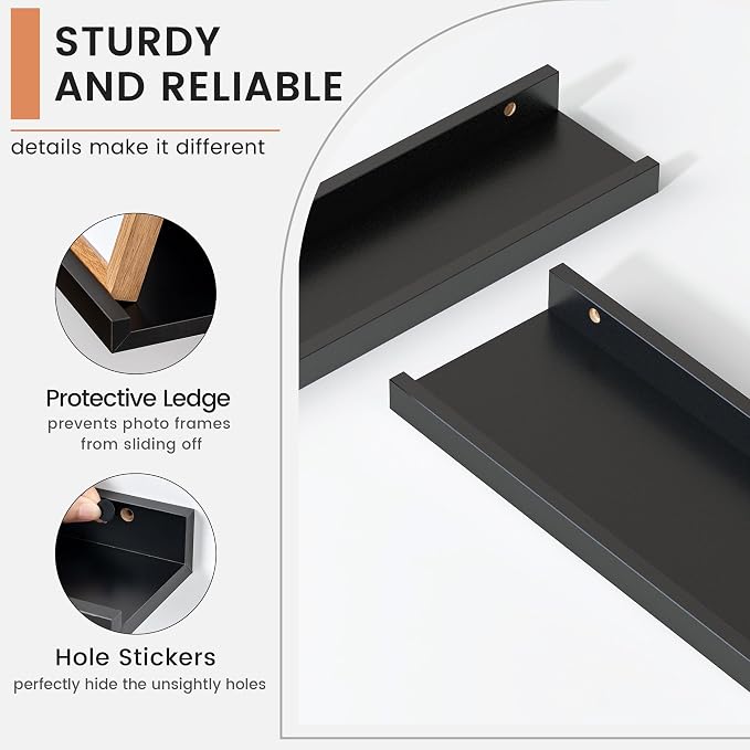 FLYJOE Floating Picture Ledge Shelves - Image 4