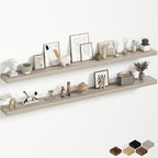 Fun Memories 67 Inch Fireplace Mantel Shelf, Deep Floating Shelves by FunMemories