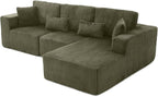 110" Cloud Sectional Couch, Modular Sectional Sofa - Image 7
