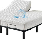 Quilted 28-30" Split Top California King Mattress Protector Pad by Kingnex