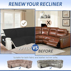 Arfntevss Recliner Sectional Couch Covers Waterproof L Shape Sofa Cover - Image 6