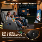 RV Loveseat Recliner Sofa, Wall Hugger Recliners - Image 3