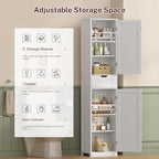 TEENFON 67" H Tall Bathroom Cabinet - Image 5