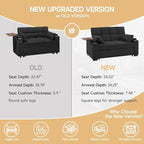 hansones ​66" Multi-Functional Pull-Out Sofa Bed - Image 6