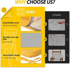 AAAAAcessories D-Shaped Chair Cushions, Machine-Washable Cover - Image 9