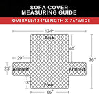 Easy-Going Reversible Couch Cover, 3 Cushion Sofa, Water Resistant Furniture Mat - Image 6