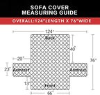 Easy-Going Reversible Couch Cover, 3 Cushion Sofa, Water Resistant Furniture Mat - Image 6
