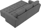HONBAY Modular Sectional Couch Sleeper Sofa Bed - Image 7