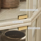 Anwick Corner Display Curio Cabinets - Image 7