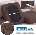 Waterproof Sectional Couch Covers, Non Slip Sofa Cushion Covers | L Shape - Image 4