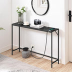MAHANCRIS Console Table, Narrow Sofa Table, 43.3” Entrance Table - Image 2
