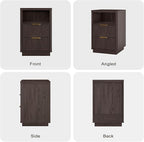 3-Piece Fluted Living Room Set Includes 2 Fluted Night Stand - Image 7