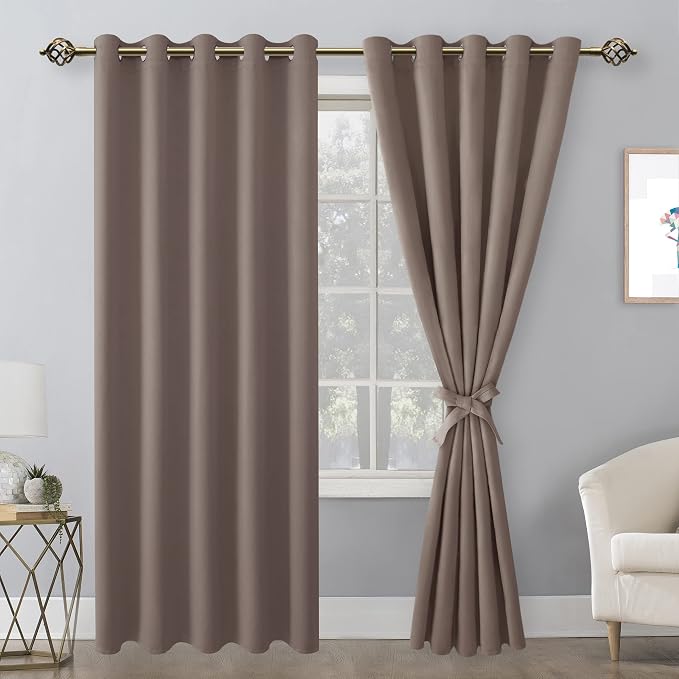 Blackout Curtains for Bedroom, 60 x 84 Inches Long, 2 Panels | Thermal - Image 8