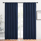 NICETOWN Navy Curtains Blackout Draperies by NICETOWN