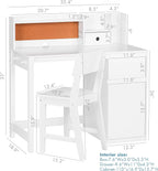 UTEX Kids Desk and Chair Set, Kids Study Desk - Image 8
