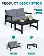 SERWALL Outdoor Loveseat - Image 2