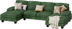 JUMMICO Sectional Couches for Living Room, U Shaped Couch - Image 7