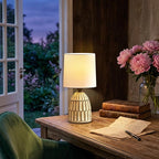 EJIAXIN Small Table Lamp -13.5" Boho Lamp - Image 3
