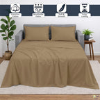 Cottington Lane Sleeper Sofa Sheets Queen Size, 4 Piece Premium Quality 100% - Image 2