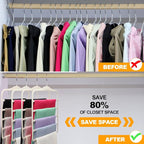 Closet Organizers and Storage, 5 Pack Velvet Pants-Hangers-Space-Saving - Image 4