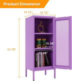 Slim Metal Storage Cabinet - Image 3