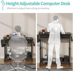 Rolling Standing Desk Adjustable Height - Image 7