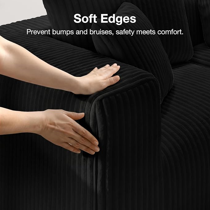 Novilla 106" Modular Sectional Sofa, Modern Cloud Sectional Couch - Image 10
