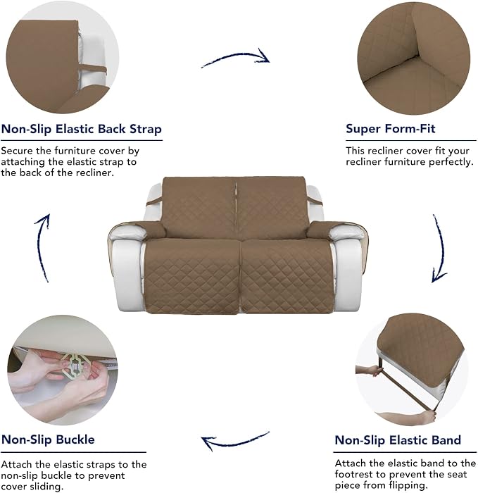 PureFit Water Resistant Reversible Sofa Covers - Image 4