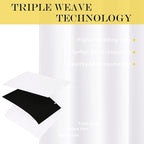 NICETOWN White Room Darkening Curtain 72 inches Long - Image 3