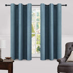 MIULEE 100% Blackout Linen Curtains by MIULEE