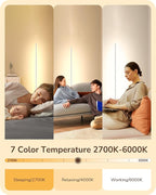 EDISHINE LED Corner Floor Lamp, Minimalist Dimmable Light - Image 2