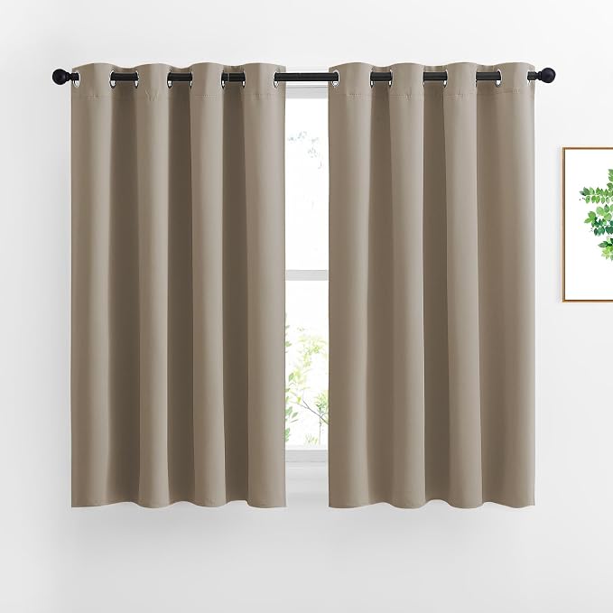 NICETOWN Taupe Blackout Curtains by NICETOWN