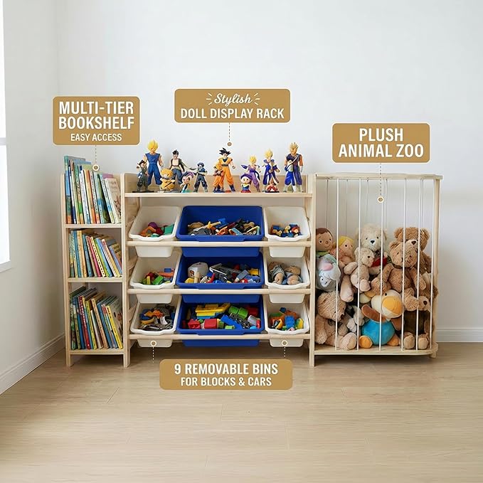 Amdermi Kids Toy Storage Organizer - Image 3