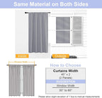 Simplebrand Ava Silver Grey Short Blackout Curtains - Image 8