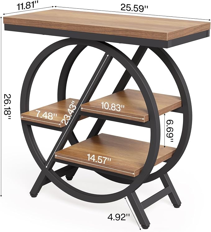 End Table, Narrow Side Table - Image 3
