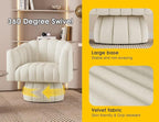 Dewhut Swivel Accent Chair Set of 2, 360° Swivel Barrel Chair - Image 6