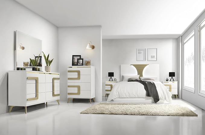 Kings Brand Furniture Claire 6-Piece Queen Size Bedroom Set by KingsBrandFurniture