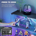 VersionTECH. Glass Display Cabinet - Image 5