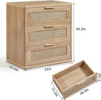 LEYAOYAO Rattan Night Stand - Image 3