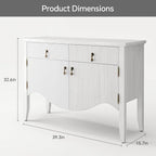 FUSUNBAO 40" Retro Buffet Cabinet - Image 2