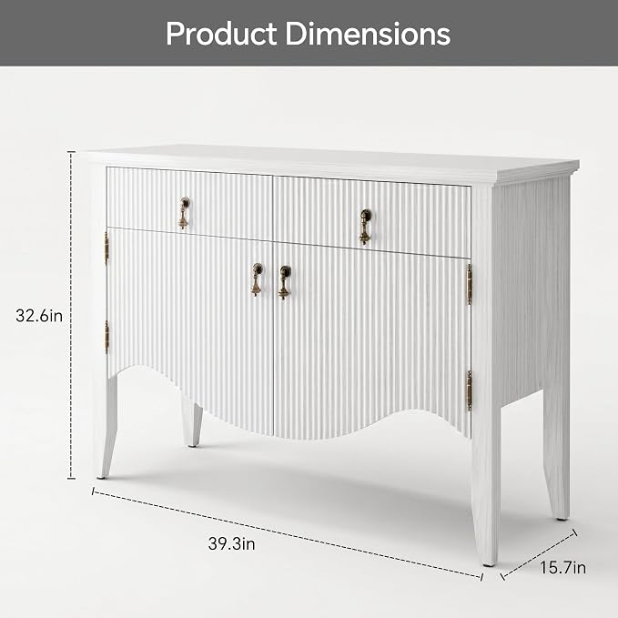 FUSUNBAO 40" Retro Buffet Cabinet - Image 2
