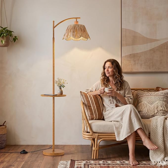 Oneach 63.5" Floor Lamp with Table - Image 7