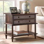 HULALA HOME Farmhouse Nightstand - Image 9