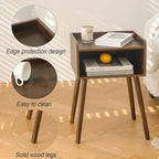 MaxSmeo Nightstand, Mid Century Modern Side Table Bedroom - Image 3