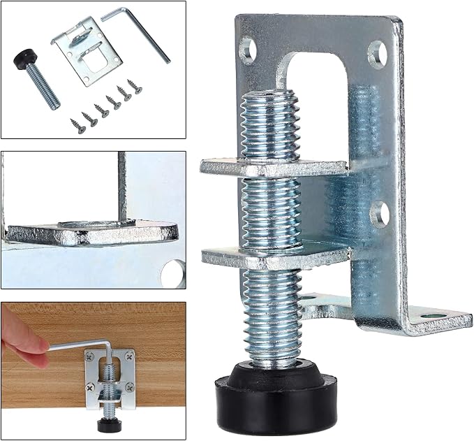 OwnMy 4 Packs Heavy Duty Adjustable Furniture Leveling Feets L Shaped Furniture - Image 6