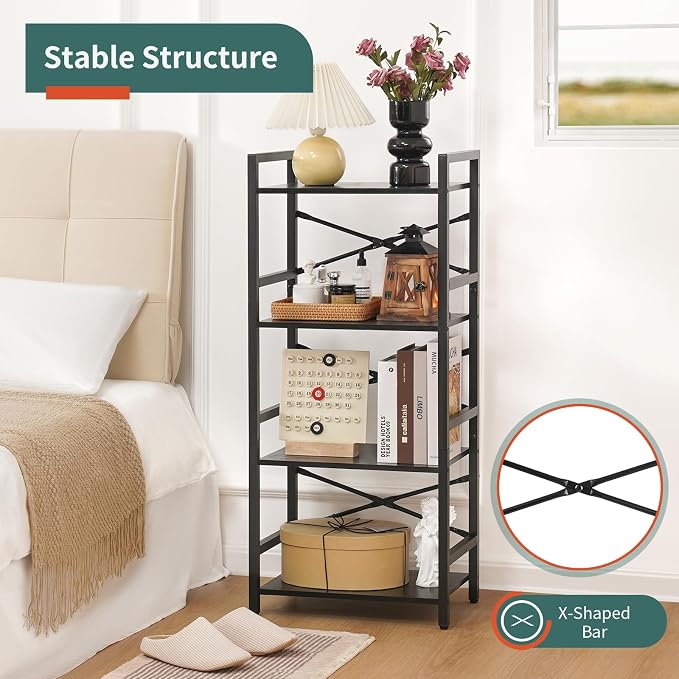 Yoobure 4 Tier Bookshelf - Image 5