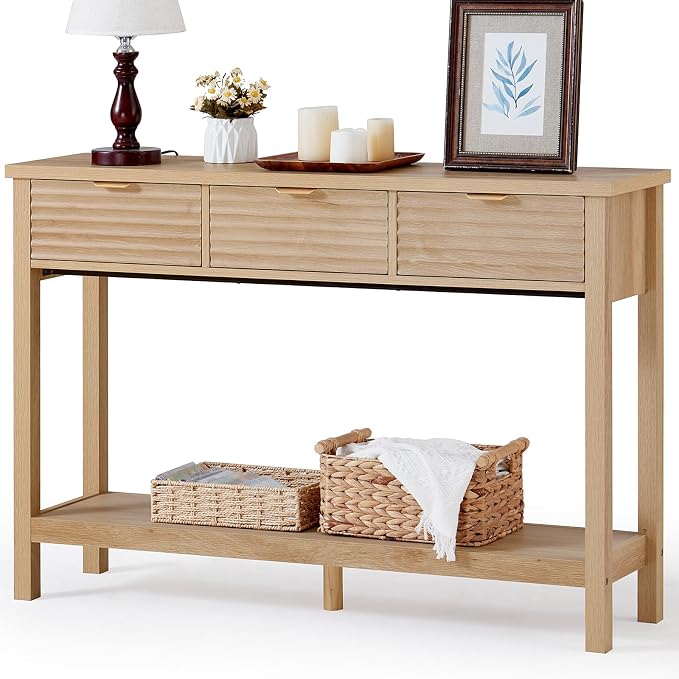 LEYAOYAO Fluted 47.2" Console Table by LEYAOYAO-Findtheshiningpointofyourideallife%EF%BC%81