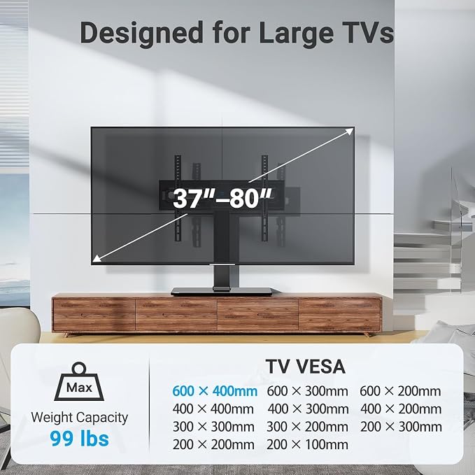 PERLESMITH Universal Swivel TV Stand Mount - Image 5