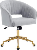 Home Office Chair Swivel Velvet Desk Chair Accent Armchair Upholstered Modern by KCC